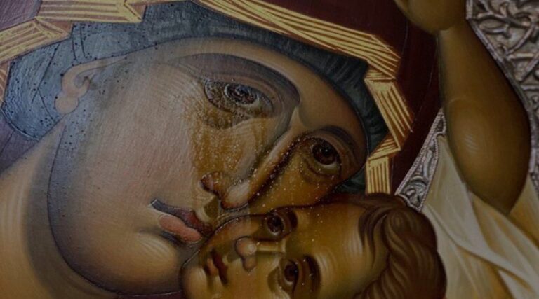 Συνεχίζει να δακρύζει η εικόνα της Παναγίας στο Βύρωνα