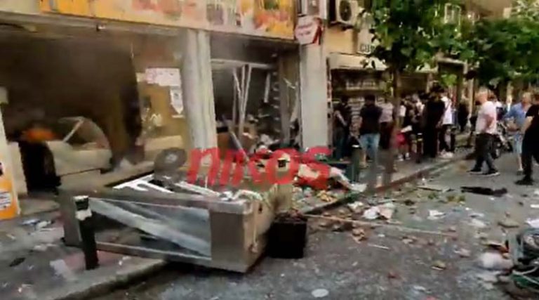 Νέες εικόνες από την έκρηξη σε κατάστημα στο κέντρο της Αθήνας – Εξερράγη φιάλη υγραερίου! (βίντεο)