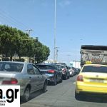 Πικέρμι: Αυξημένη κίνηση στη Λ. Μαραθώνος  λόγω τροχαίου
