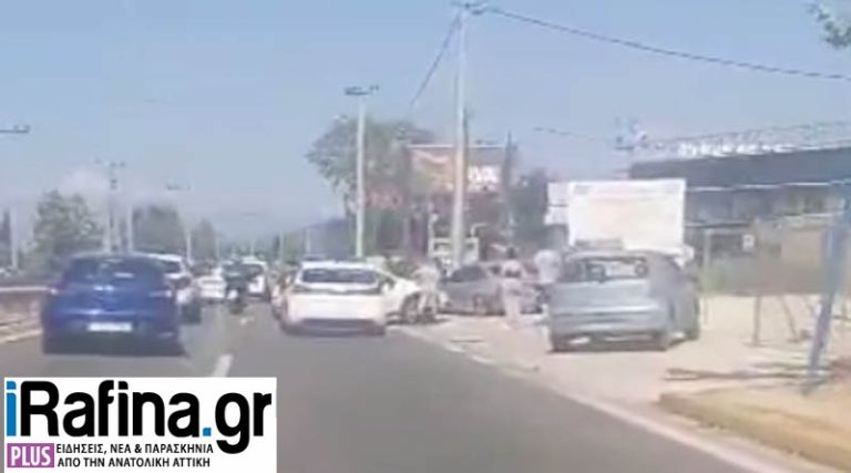 Βίντεο από το τροχαίο στη Λεωφόρο Μαραθώνος στο Πικέρμι