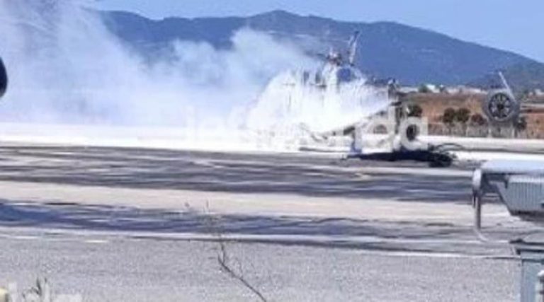 Σπάτα: Οι πρώτες εικόνες από το ελικόπτερο που κόπηκε στα δύο και τυλίχτηκε στις φλόγες! (φωτό & βίντεο)