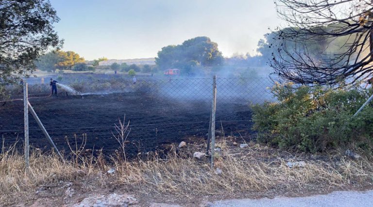 Ραφήνα: Έσβησε άμεσα η φωτιά στην Αρίωνος (φωτό & βίντεο)