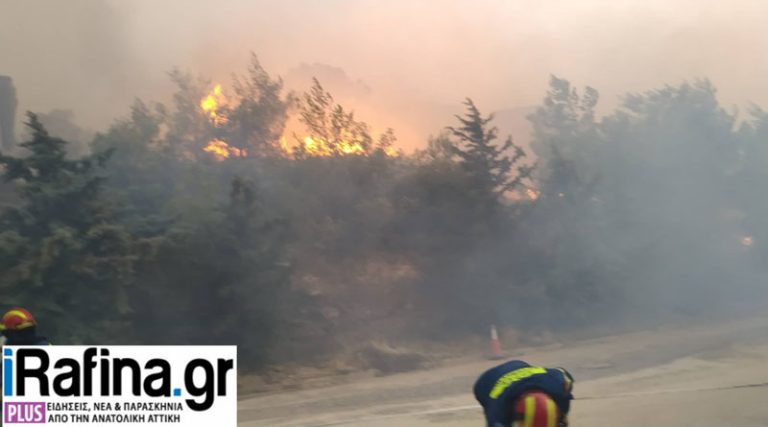 Έκτακτη ενημέρωση της Πυροσβεστικής για τη φωτιά στο Ντράφι