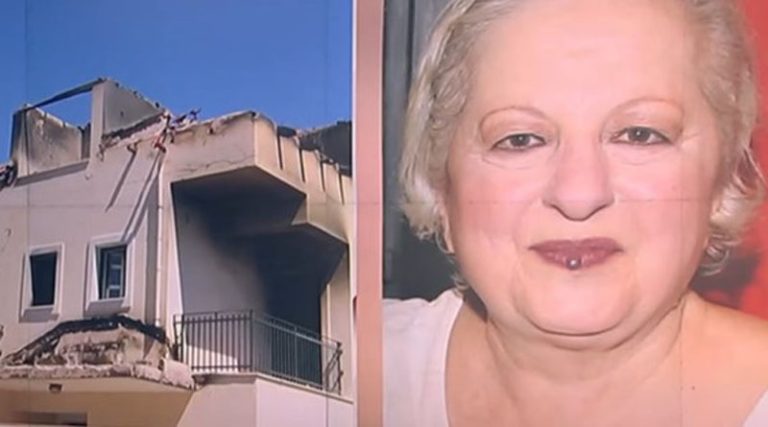 Παλλήνη: Η Ελένη Γερασιμίδου μπροστά από τα αποκαϊδια του σπιτιού της – “Στέκομαι με το ζόρι” (βίντεο)