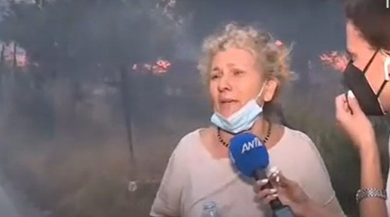 Φωτιά στην Παλλήνη: Λιποθύμησε γυναίκα – “Το σπίτι μου… Χάνω τα πάντα” (βίντεο)