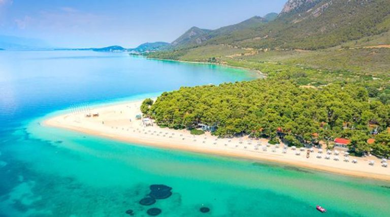 Τέσσερις παραλίες με καταπράσινα νερά στην Εύβοια