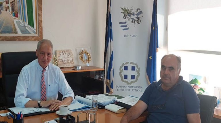Η αστυνόμευση στην Ανατολική Αττική στο επίκεντρο της συνάντησης του Θ. Αυγερινού με τον Ταξίαρχο Π. Αλεξανδρόπουλο