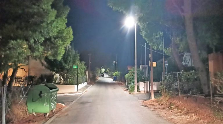 Νέο φωτισμό led, χαμηλής κατανάλωσης, διαθέτει πλέον το 75% των δρόμων του Δήμου Παλλήνης (φωτό)