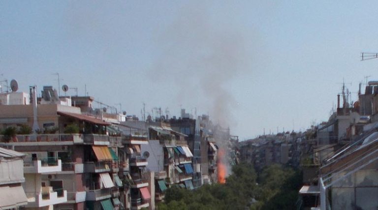 Έκρηξη φιάλης προπανίου σε ημιυπόγειο στην Αχαρνών – Τουλάχιστον ένας τραυματίας! (φωτό & βίντεο)