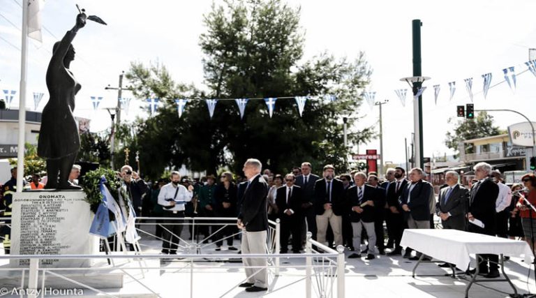 Εκδήλωση μνήμης και τιμής για την 78η θλιβερή επέτειο του ολοκαυτώματος του Κορωπίου (φωτό)