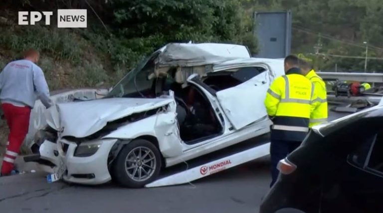 Καραμπόλα τριών αυτοκινήτων με δύο τραυματίες στον περιφερειακό στην Θεσσαλονίκη (φωτό & βίντεο)