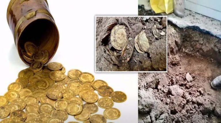 Ζευγάρι βρήκε σπάνια νομίσματα αξίας άνω των 850.000 δολαρίων ενώ ανακαίνιζε τα πατώματα της κουζίνας του