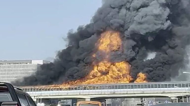 Τουλάχιστον 6 νεκροί μετά από μεγάλη φωτιά σε αυτοκινητόδρομο στη Σεούλ! (φωτό & βίντεο)