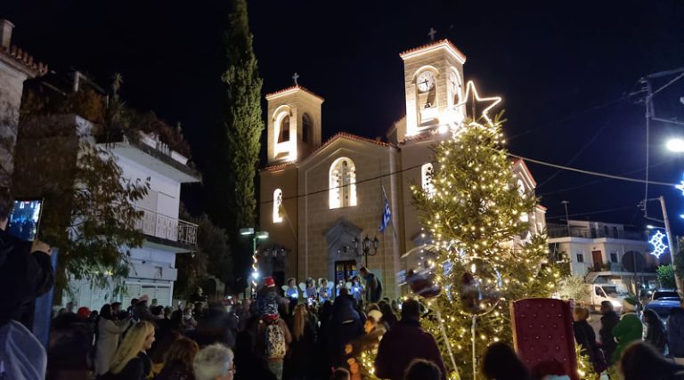 Μαραθώνας: Απόψε το άναμμα του Χριστουγεννιάτικου δέντρου και η Χριστουγεννιάτικη γιορτή