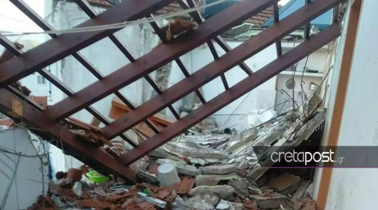 Σοκάρουν οι εικόνες από το «βομβαρδισμένο» σπίτι που γυναίκα καταπλακώθηκε από την οροφή μετά από έκρηξη