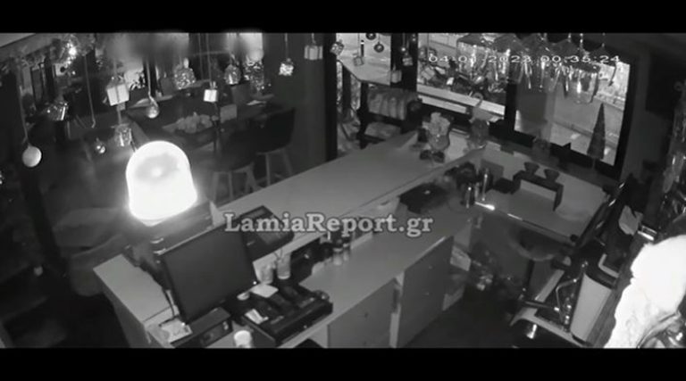 Ληστεία σε live μετάδοση σε καφέ στο κέντρο της Λαμίας