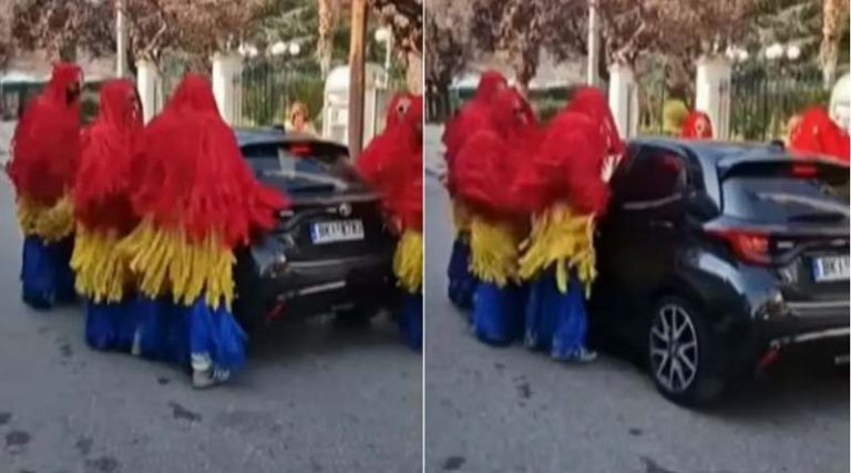 Απίθανο! Καρναβαλιστές ντύθηκαν πλυντήριο αυτοκινήτων και έγιναν viral! (βίντεο)