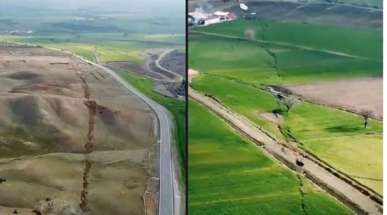 Σεισμός στην Τουρκία: «Άνοιξε» η γη – Βίντεο από το τεράστιο ρήγμα