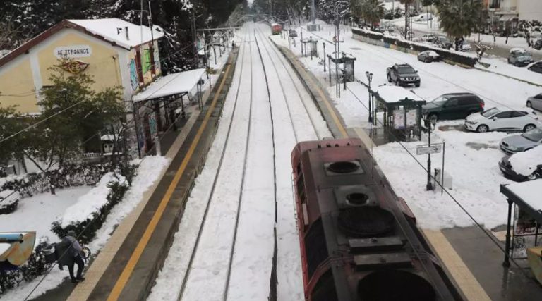 Κακοκαιρία «Μπάρμπαρα»: Κατάργηση αμαξοστοιχιών της Hellenic Train