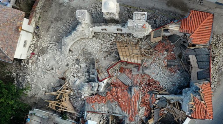 Καταστράφηκε ελληνική εκκλησία μετά από επτά αιώνες από τον σεισμό στην Τουρκία