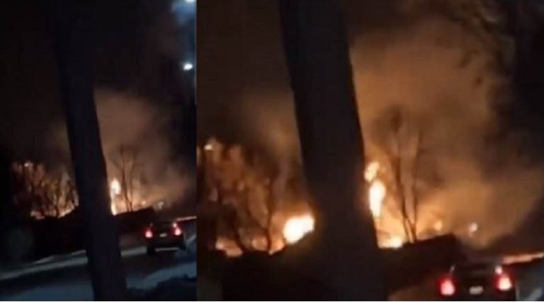 Φωτιά σε τρένο που μετέφερε χημικά στην Μινεσότα – Εκκενώνονται σπίτια στην περιοχή (φωτό & βίντεο)