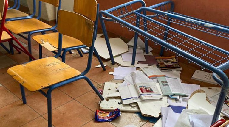 Ευαγγ. Μπουρνούς:  Έχουν ενημερωθεί οι εισαγγελικές αρχές για τους Βανδαλισμούς στα σχολεία (φωτό)