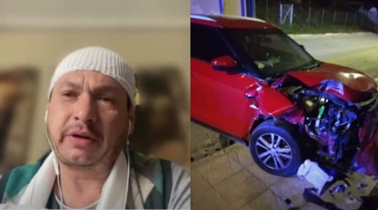 Πικέρμι: Σοκαριστικό τροχαίο για τον ηθοποιό Σταύρο Νικολαΐδη κοντά στο σπίτι του στο Ντράφι – Το αυτοκίνητό του έγινε σμπαράλια! (βίντεο)