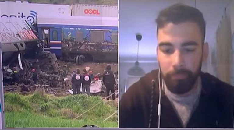 Τέμπη: Παιχνίδι της μοίρας για τον 20χρονο Μιχάλη – Από λάθος επιβιβάστηκε στο μοιραίο τρένο – Συγκλονίζει η περιγραφή του