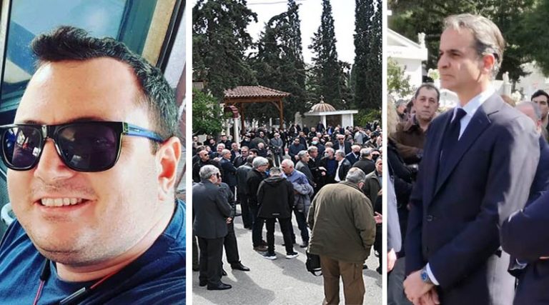 Τέμπη: Θρήνος στο τελευταίο αντίο στον 35χρονο μηχανοδηγό Σπύρο Βούλγαρη – Στην κηδεία ο Κυριάκος Μητσοτάκης (φωτό & βιντεο)