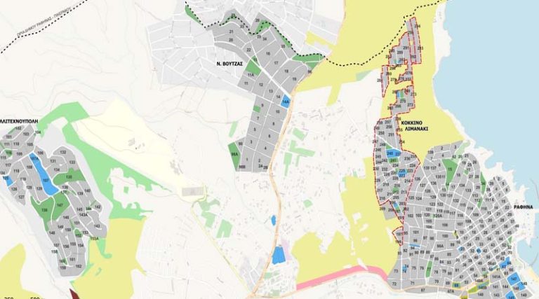 Ραφήνα Πικέρμι: Αυτό είναι το επιχειρησιακό σχέδιο για την εξασφάλιση κοινόχρηστων & κοινωφελών χώρων (χάρτες)