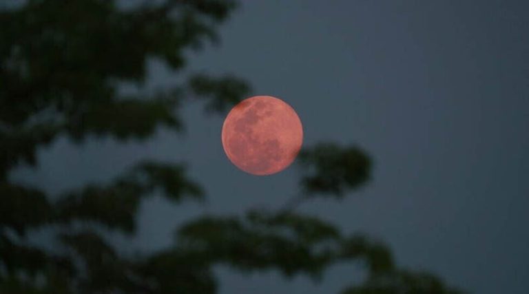 Εντυπωσιακές εικόνες από το «Φεγγάρι της Φράουλας»