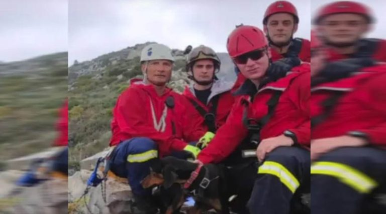 Πυροσβέστες έσωσαν σκύλο από γκρεμό στον Υμηττό! (βίντεο)