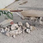 Ραφήνα: Άμεση η Αποκατάσταση του Τσιμεντένιου Ανδήρου Στην Είσοδο Του 3ου Δημοτικού Σχολείου