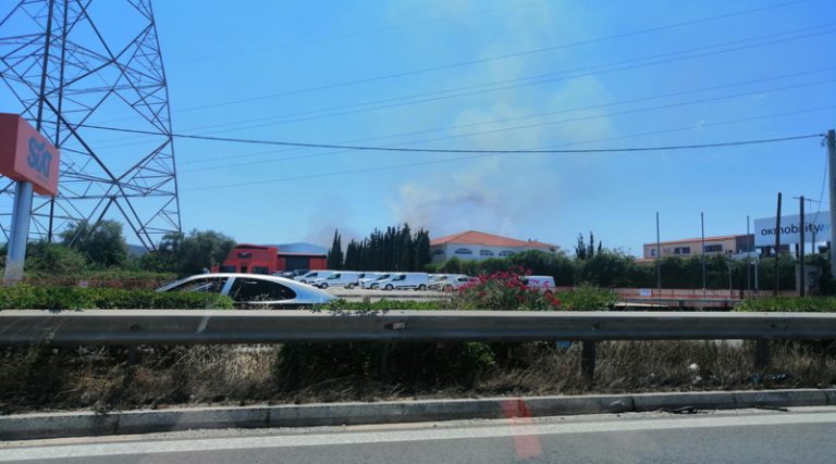 Άμεση επέμβαση σε φωτιά στο Μαρκόπουλο