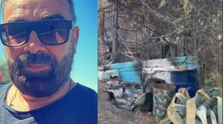 Καλύβια: Συγκλονίζει το βίντεο του Γρηγόρη Γκουντάρα με το σπίτι τετραμελούς οικογένειας που έγινε στάχτη από τη φωτιά!