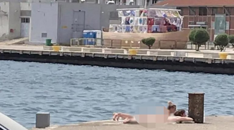 Έπιασαν οι ζέστες! Δείτε τι έκαναν δύο νεαρές στο λιμάνι της Θεσσαλονίκης!
