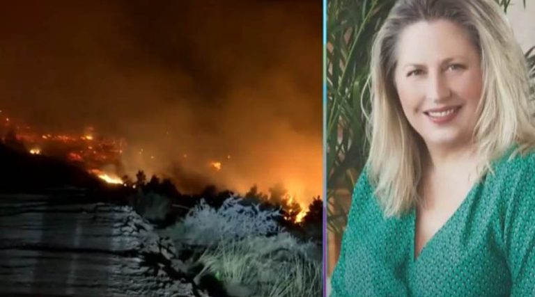 Φωτιά στη Σαρωνίδα: Ώρες αγωνίας για τη Σάντρα Βουτσά – “Το σπίτι μας γλίτωσε στο τσακ” (βίντεο)