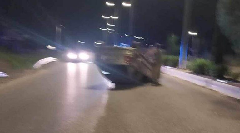 Σοβαρό τροχαίο με ανατροπή αυτοκινήτου στη Λεωφόρο Σπάτων Αρτέμιδος! (φωτό & βίντεο)