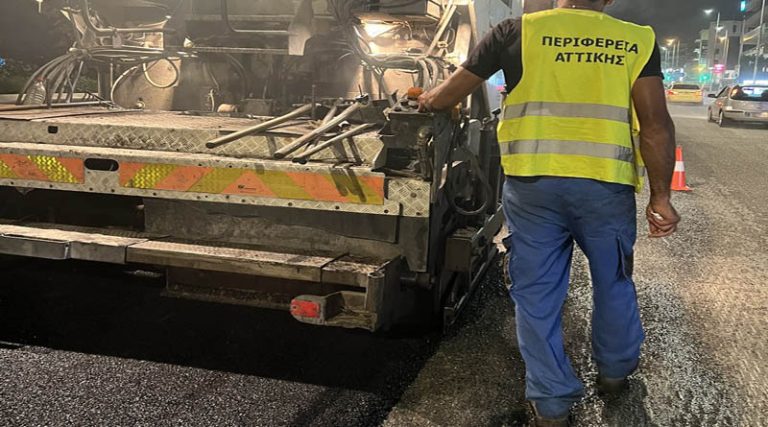 Ξεκινούν τα έργα ασφαλτόστρωσης σε δρόμους του Δήμου Διονύσου με χρηματοδότηση 3,7 εκατ. ευρώ της Περιφέρειας