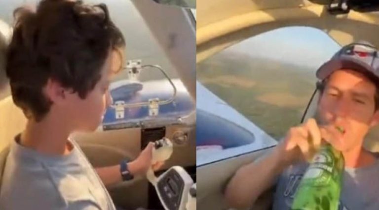 Ο πατέρας πίνει μπύρα και ο 11χρονος γιος πιλοτάρει αεροσκάφος λίγο πριν τη συντριβή του – Συγκλονιστικό βίντεο