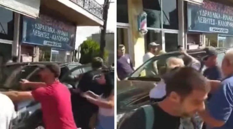 Με «ανοιχτές αγκάλες» υποδέχθηκαν τον Αγοραστό στον Παλαμά Καρδίτσας -Έβριζαν και έσπασαν το αυτοκίνητο! (βίντεο)
