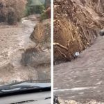 Κακοκαιρία «Elias»: Εικόνες και βίντεο από την πλημμυρισμένη Λεωφόρο Αναβύσσου