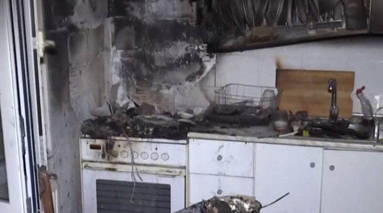 Πυρκαγιά σε μονοκατοικία – Στο νοσοκομείο μια γυναίκα με εγκαύματα (βίντεο)