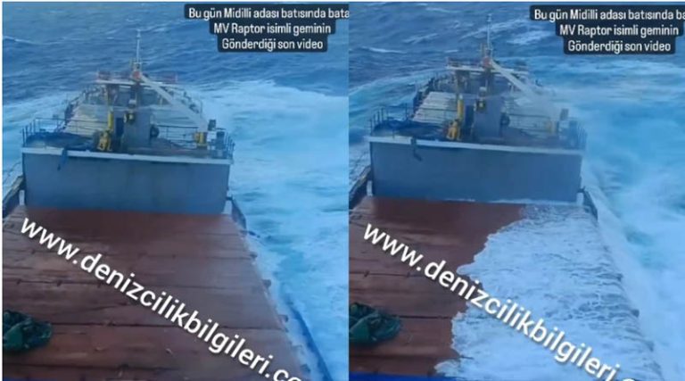 Σε μαύρη λίστα το πλοίο Raptor που βυθίστηκε στη Λέσβο – Πιθανόν μετέφερε παράνομο φορτίο