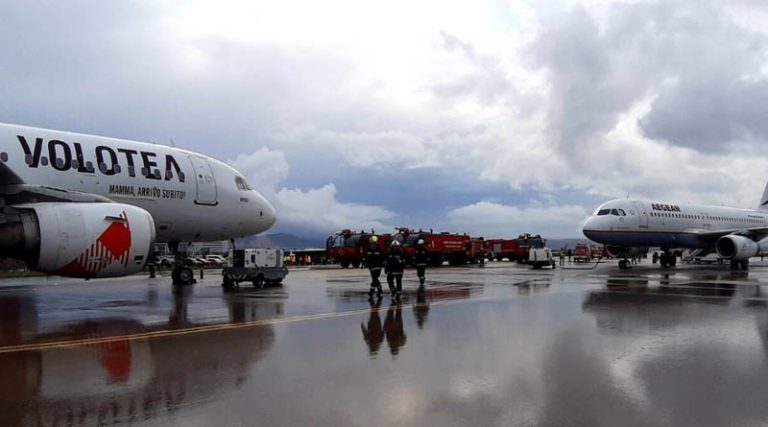 Σπάτα: Η άσκηση ετοιμότητας της Πυροσβεστικής στο Αεροδρόμιο, με σενάριο σύγκρουσης δύο αεροσκαφών