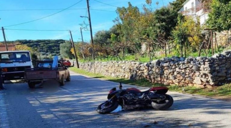 Τραγωδία στην άσφαλτο: Νεκρός νεαρός μοτοσικλετιστής (φωτό)