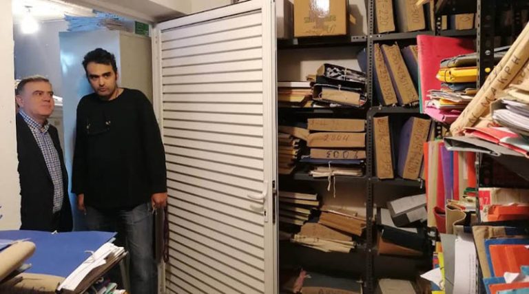 Παλλήνη: Την Πολεοδομία επισκέφτηκε ο Δήμαρχος Χρήστος Αηδόνης – Αυτοψία στον χώρο φύλαξης του Αρχείου