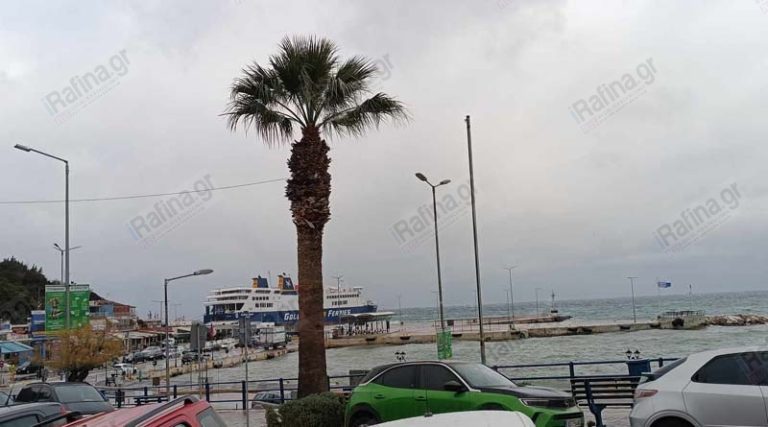 Απαγορευτικό απόπλου την Τρίτη (30/1) από το λιμάνι της Ραφήνας