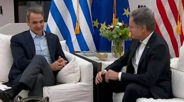 Μπλίνκεν σε Μητσοτάκη: «Δεν θυμάμαι άλλη εποχή που η σχέση Ελλάδας – ΗΠΑ να ήταν πιο ισχυρή»