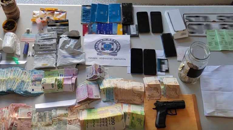 Εξαρθρώθηκε εγκληματική οργάνωση στα Μέγαρα που διακινούσε ναρκωτικά – Πέντε συλλήψεις